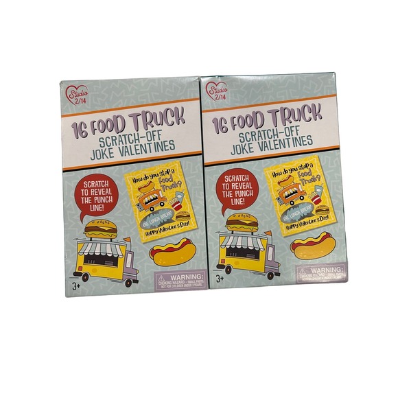 Studio 2/14 Valentines Cards Kids 2 pack 16 each New - Picture 2 of 5